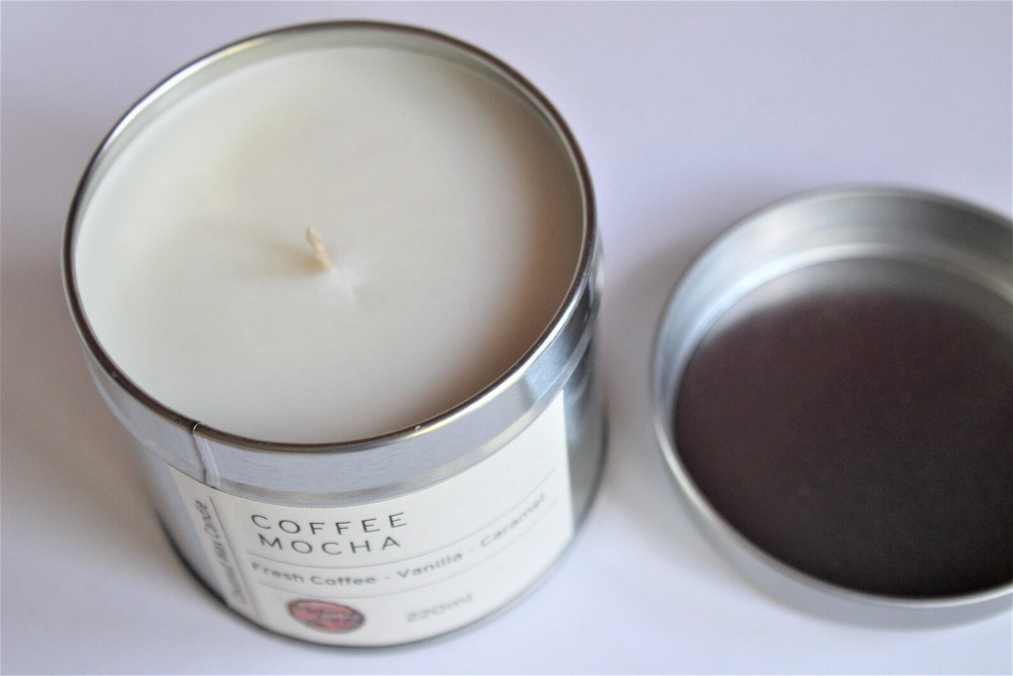 Coffee Mocha Coconut Wax 220g Candle
