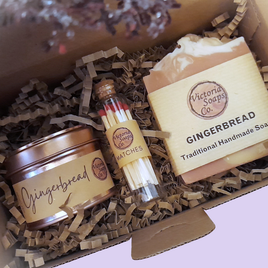 Gingerbread Candle & Soap Gift Set