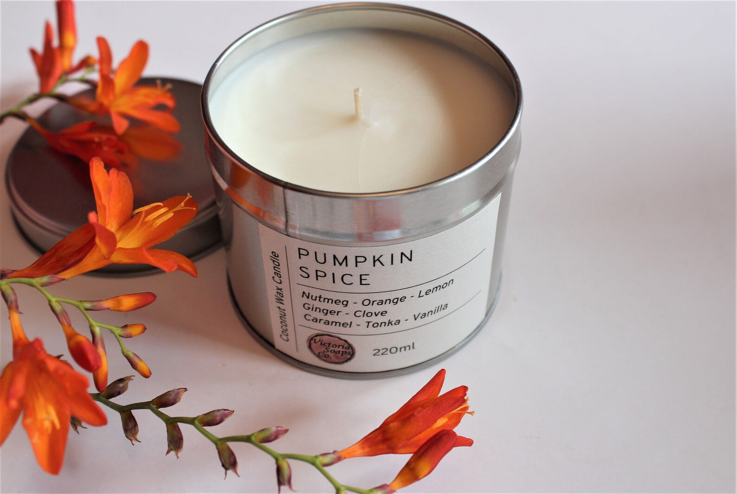 Pumpkin Spice 220g Coconut Wax Candle