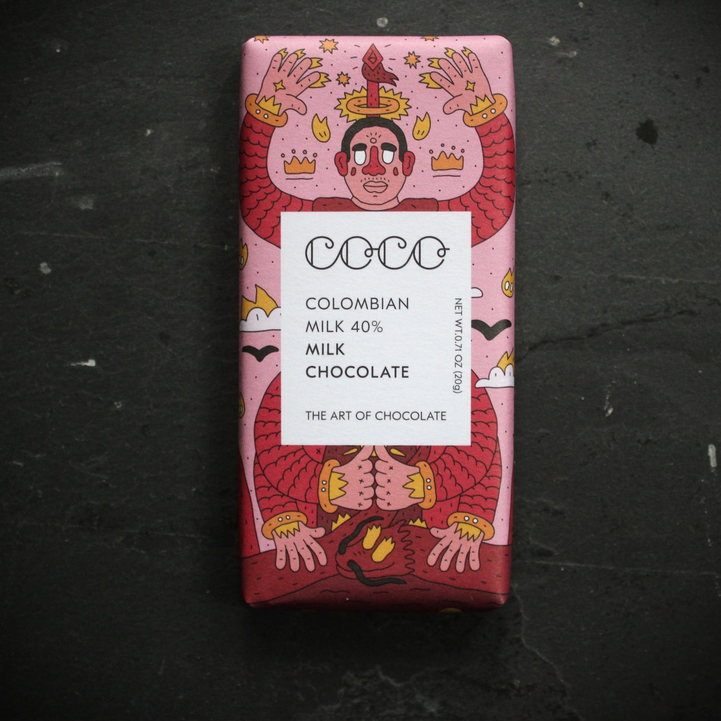 Victoria Soaps Candle Gift Box Set with Bottle of Matches and Mini Artisan Chocolate Bar. Handmade.