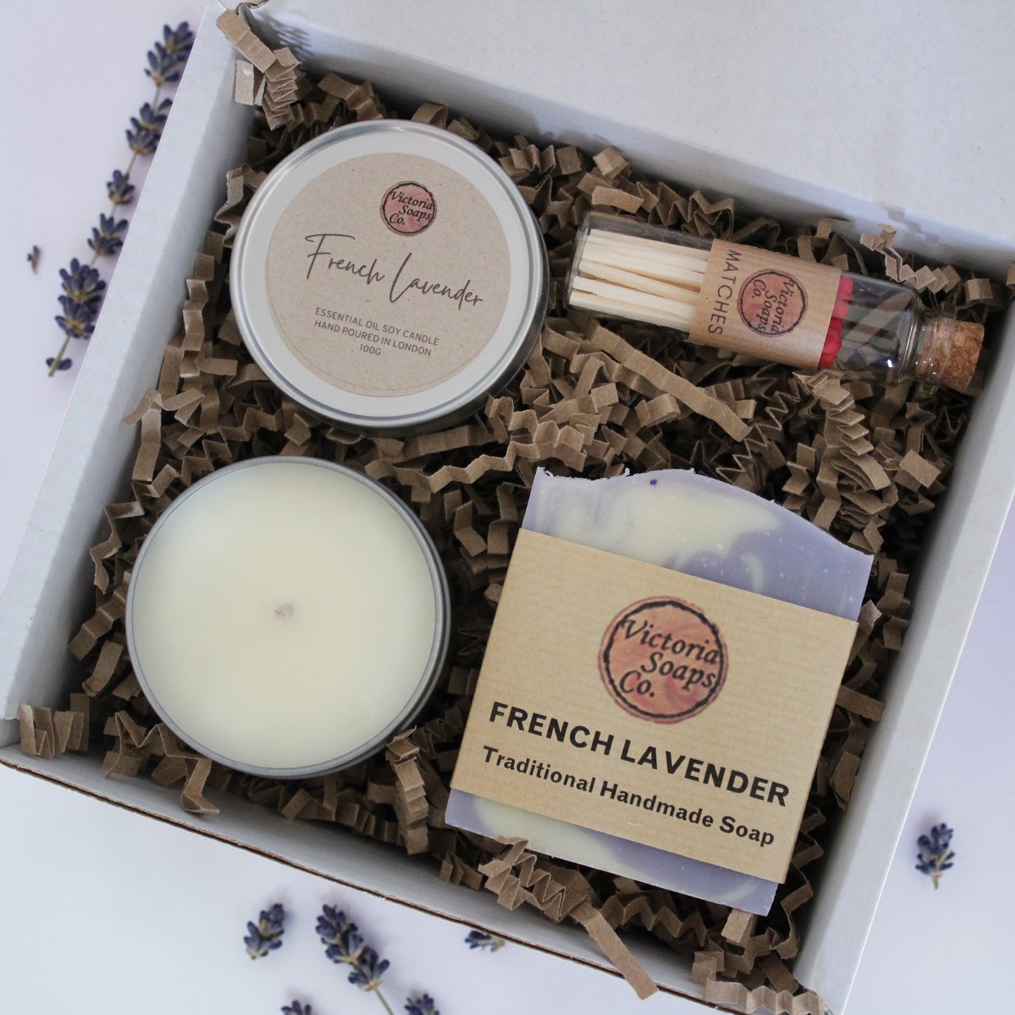 Handmade Soap & Candle gift set