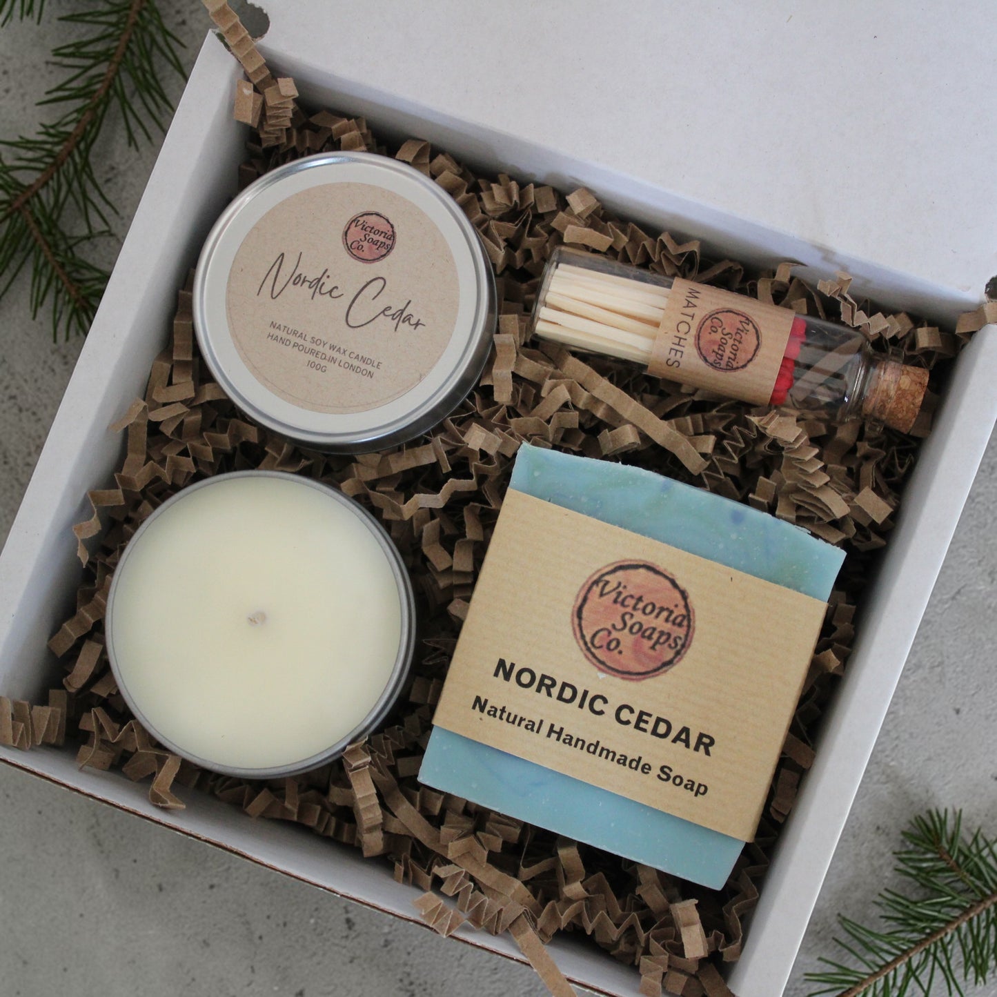 Handmade Soap & Candle gift set