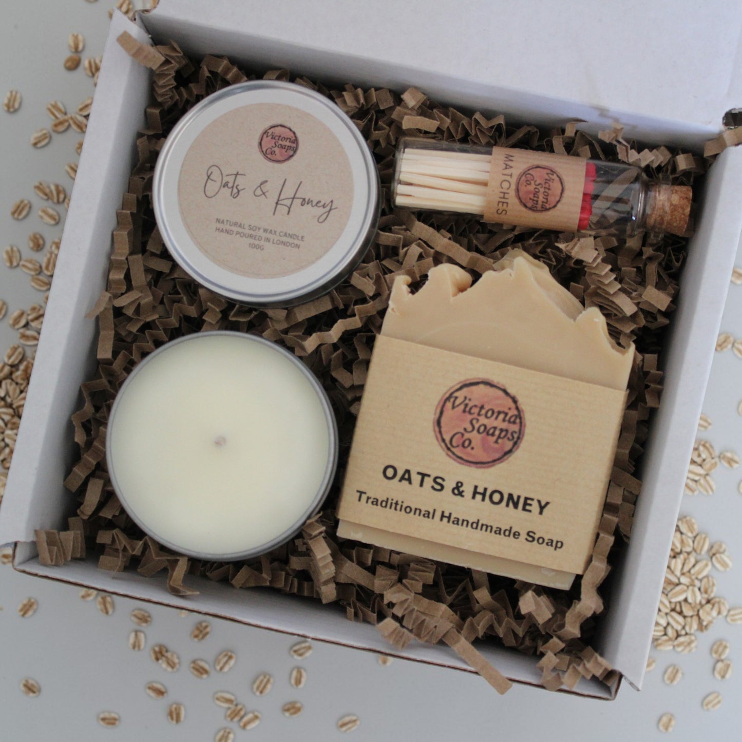 Handmade Soap & Candle gift set