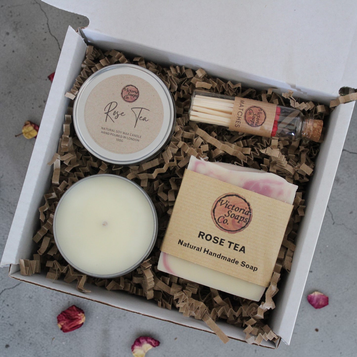 Handmade Soap & Candle gift set